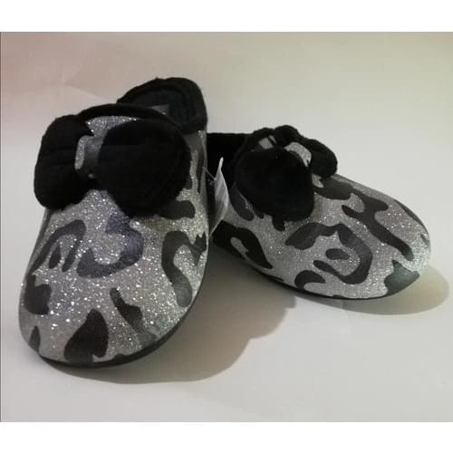 Gantry 11154 Gray Silver Black Women Home Slipper Women Winter Slippers