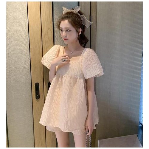 Maternity Summer Clothing Set Fashion Sleeveless Lace Tops + Abdominal Shorts Twinset Pregnant Women Clothes Suits