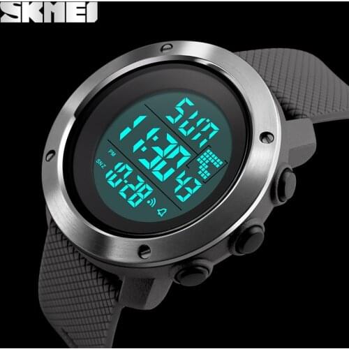 Fashion Digital Watch Stainless Steel Case Waterproof Outdoor Casual Sports Watches For Men Women Dress Wristwatches Relojes