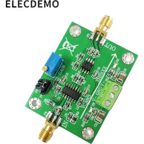 VCA821 Module Adjustable Gain Amplifier THS3201 200M Bandwidth 40dB Gain Output with Load