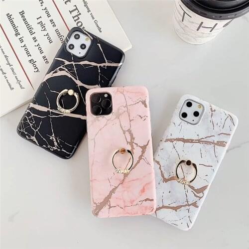 Marble Luxury Case for Samsung A51 A71 A50 A70 A40 A30S Case Soft Silicon Ring Holder Back Cover for Samsung Galaxy Note 10 Plus