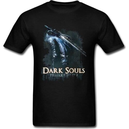 Tshirt Dark Souls 3 Tee Shirt Men Top T-shirt Bloodborne Hunter T Shirt 2019 Brand New Game Clothes Praise The Sun Tops & Tees