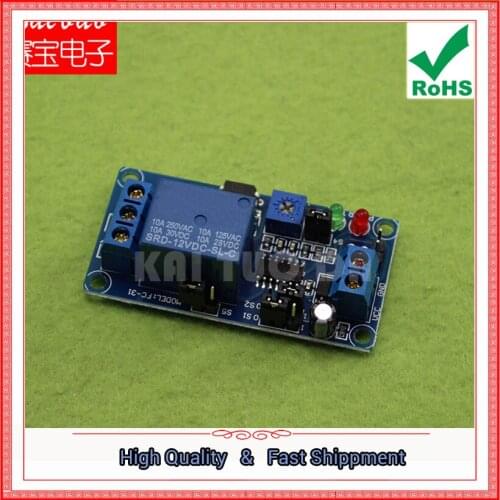 12V Normally Open Trigger Delay Relay Delay Circuit Module Vibration Alarm Module (C2A4)