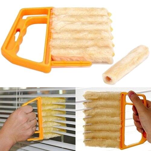 2016 New Microfibre Venetian Blind Blade Cleaner Window Conditioner Duster Clean Brush