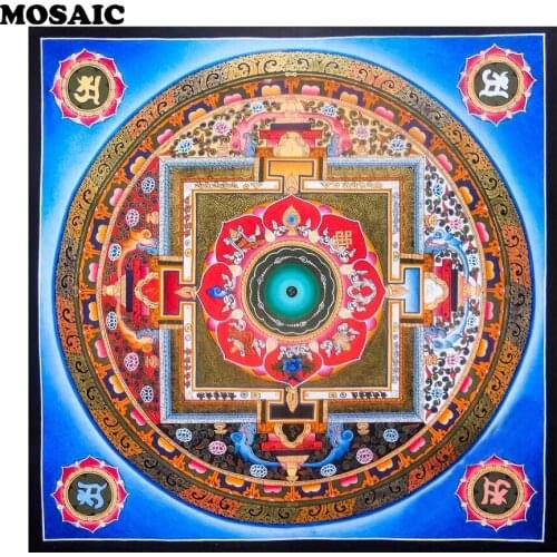 Full Square Picture of Rhinestones gifts Diamond Painting Auspicious/Symbols/Mandala/Diamond Embroidery sale of painting