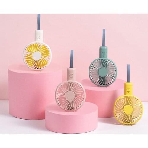 Portable Mobile Holder Fans Handheld Outdoor USB Fan Small Desktop Office Rechargeable