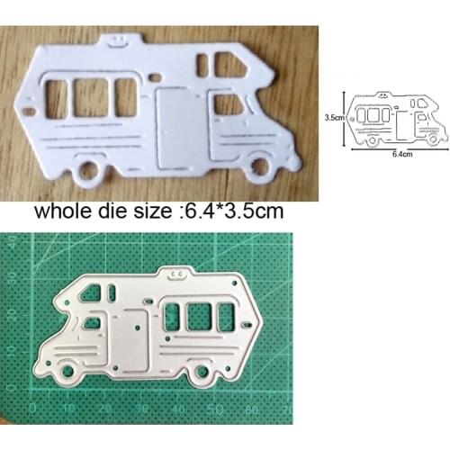 Cutting dies Car Bus New 2021 Metal Cutting Dies for Scrapbooking Paper and Card Making Decorative Embossing Die Cut Craft dies