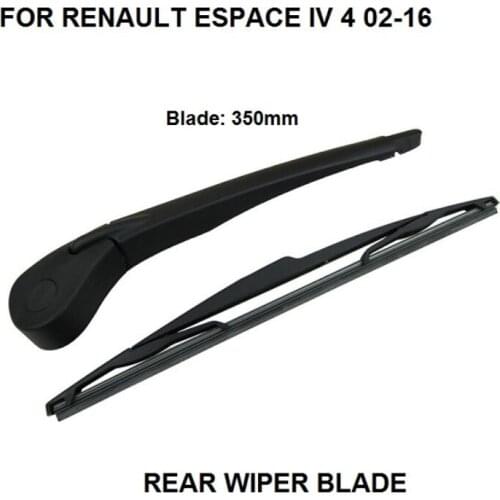 New Rear Window Windshield Windscreen Wiper Arm & Blade For Renault Espace MK 4 IV 5-door MPV 2002-2016 14'' 350mm