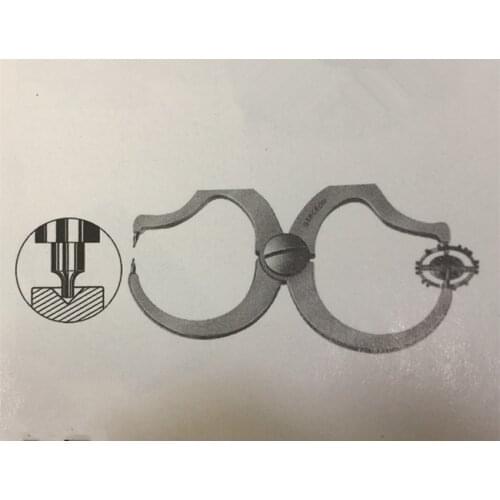 Bergeon 4000 truing calipers.light type compases de ocho.Modelo ligero watch tools