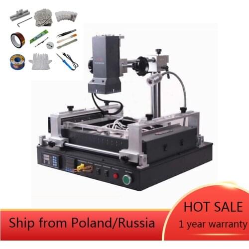 ACHI IR-PRO-SC infrared BGA Soldering Rework Station For Motherboard Chip PCB Refurbished Repair with Brush Scraper Glove