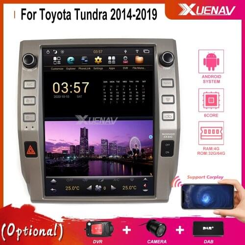 2014-2019 For Toyota Tundra Tesla style HD screen Car GPS Navigation for Toyota Tundra car radio player Multimedia Player