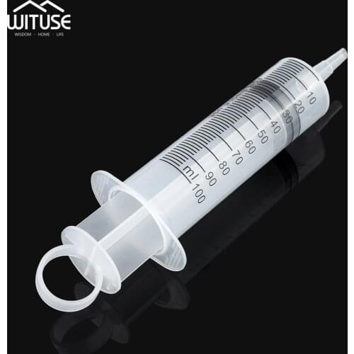 100/150/200ml Syringe Reusable Large Hydroponics Nutrient Sterile Health Measuring Injector Tools Dog Cat Feeding Accessories
