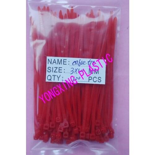 2016 new 100pcs4" 2x100mm Network Nylon Plastic Cable Wire Zip Tie Cord Strap