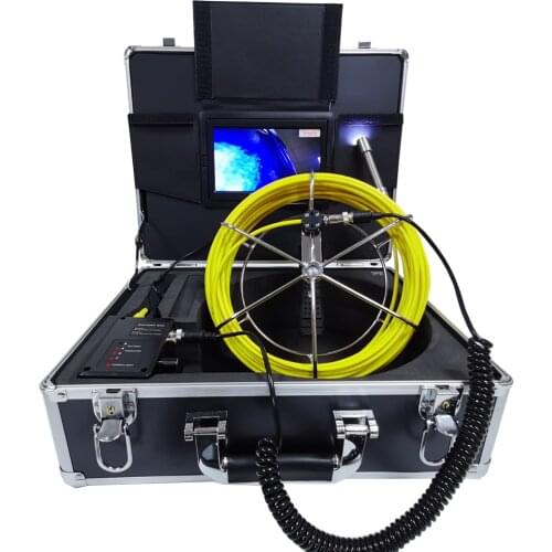 720P 7 " LCD Screen 17mm Endoscope Camera with 6 LED Waterproof Snake Pipe Darin Pumbing Camera CCTV System