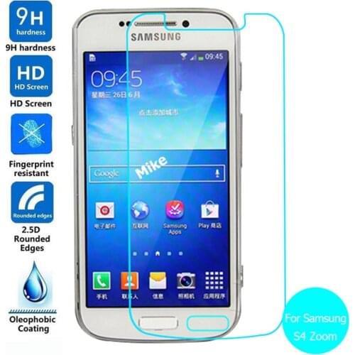 For Samsung Galaxy S4 zoom Tempered Glass 9H Protective Film Explosion-proof Screen Protector for C101 C105 C105L C105S SM-C101