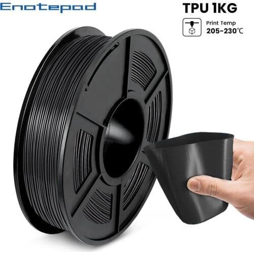 Enotepad Flexible 3D Printer Filament High quality 0.5KG TPU Flexible plastic filament 1.75mm for 3d printer