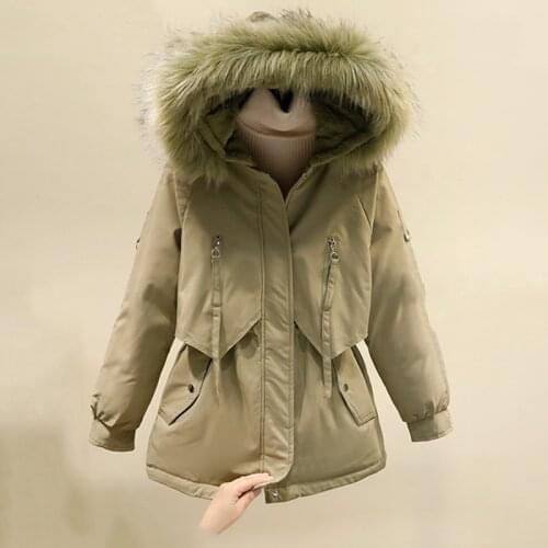 Heeylace Women's Down Jackets With Fur