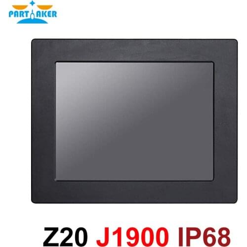 IP68 Full Waterproof 12.1 Inch Industrial Panel PC All in One Resistive Touch Screen with Windows 7/10/Linux Intel J1900