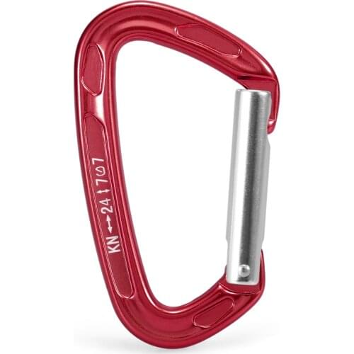22KN / 24KN Non-locking Gate Carabiner Keychain Buckle Straight Gate Carabiner Backpacking Hammocks Hook Climbing Accessories