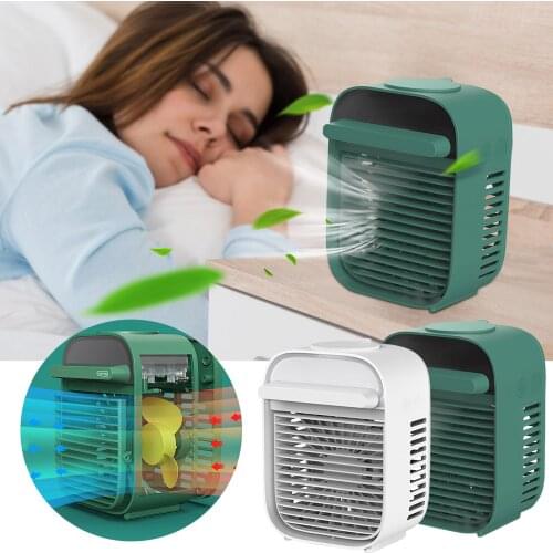 Air Cooler Mini Air Conditioner Fan Portable Airconditioner For Room Home Air Cooling Desktop Usb Portable Cololing Fan#db4