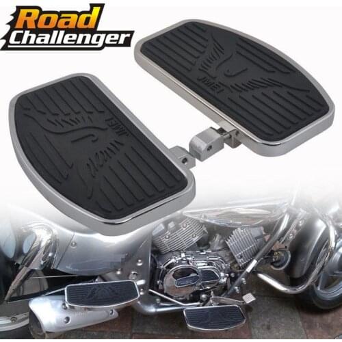 Motorcycle Front Rider Foot Pegs Floorboards Footboard For Suzuki Volusia VL400 VL800 Boulevard C50 For Honda VTX1300 VTX1800