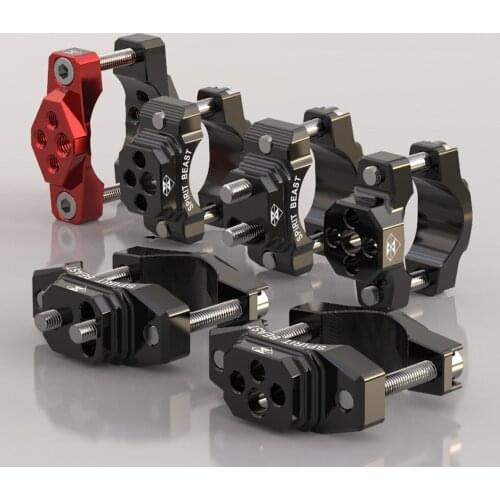 Spirit Beast Motorcycle Auxiliary Spotlights Fixing Brackets Holder Aluminum Alloy Front Fork Clamps Bumper Mounts 32-42-54mm