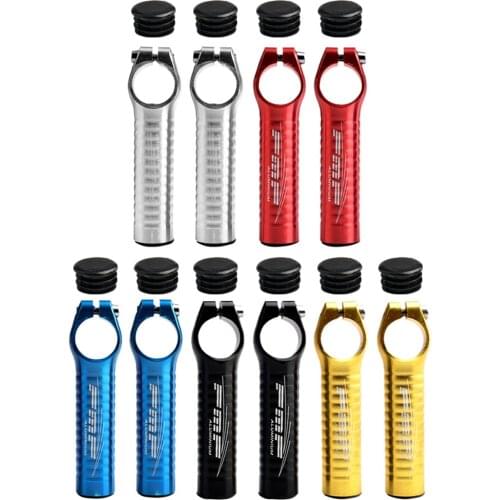 MTB Mountain Bike Handlebar Ends Brushed 7075 Aluminum Alloy Handle Bar Bikes with Extended Bar Ends Road Rest Riser MTB Riser