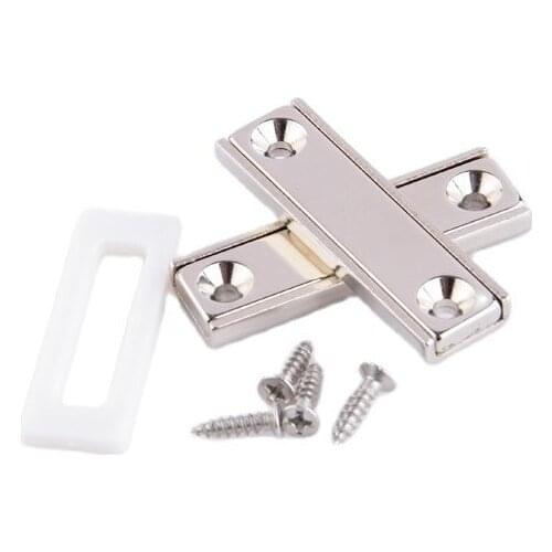 2pcs Neodymium Magnet Cabinet Door Magnet Base D40x13mm Window Fixing Led Imanes Fastener Wood Working Magnetic Latch Aimant