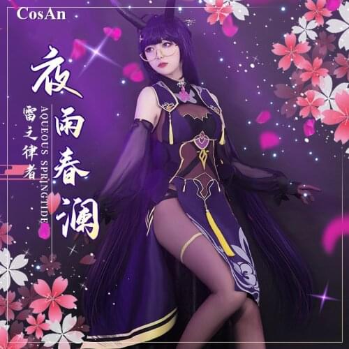 New Game Honkai Impact 3 Raiden Mei Cosplay Costume Gorgeous Battle Uniform Dress Female Activity Party Role Play Clothing S-XL