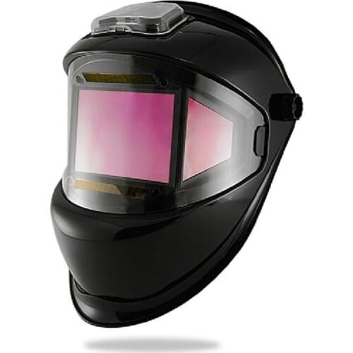 Panoramic 180 View Solar Powered Auto Darkening Welding Helmet
