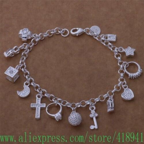 Silver Plated bracelet, Silver Plated fashion jewelry decoration /eghamxoa bhjajyqa AH266