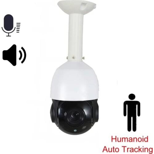 Ceiling 5MP 1080P PTZ IP Camera Outdoor 30x Zoom AI Human Detect auto tracking Camera H.265 P2P ONVIF Audio Security CCTV Camera