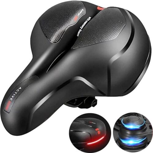 Bicycle Saddle Seat Men Women Thicken MTB Road Cycle Saddle Hollow Breathable Comfortable Soft Cycling bike Seat