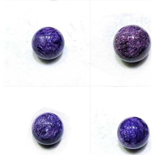 Natural Charoite Seraphinite Ball Purple Quartz Crystal Sphere Mineral Healing Crystal Stone Feng Shui Crafts Home Decoration