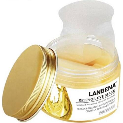 50pcs Retinol Moisturizer Collagen Eye Mask Set Hyaluronic Acid Reducing Fine Wrinkles Dark Circles Anti-aging Eyes Mask Patches