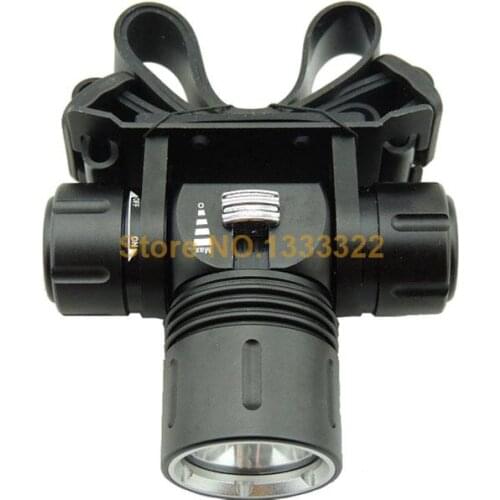 [Underwater 100 meters] High Quality XML2 U3 LED 1200 Lumens Stepless Dimming Diving Headlamp 18650 waterproof lamp