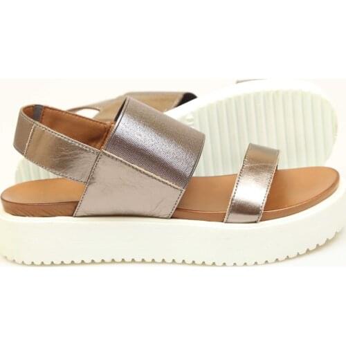 2018/genuine Leather Wheel Bullet Sandals