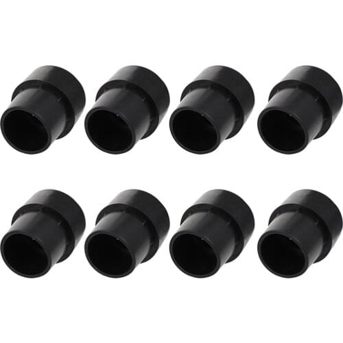 1 Set 8Pcs Anti-skid Latex Trampoline Leg Covers Protective Feet Covers (Black)