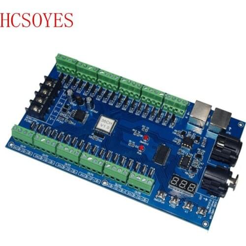 1 pcs/lots) DC5V-24V 36CH 36 channel 12groups dmx512 decoder RGB controller