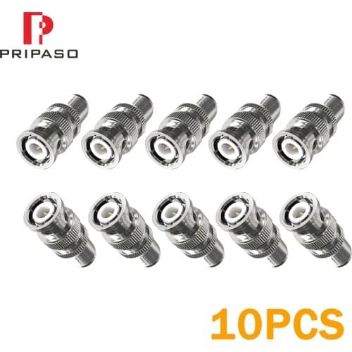 10pcs BNC Male Plug to TNC Female Jack RF Connector Straight Adapter for Boat Marine GPS Antenna