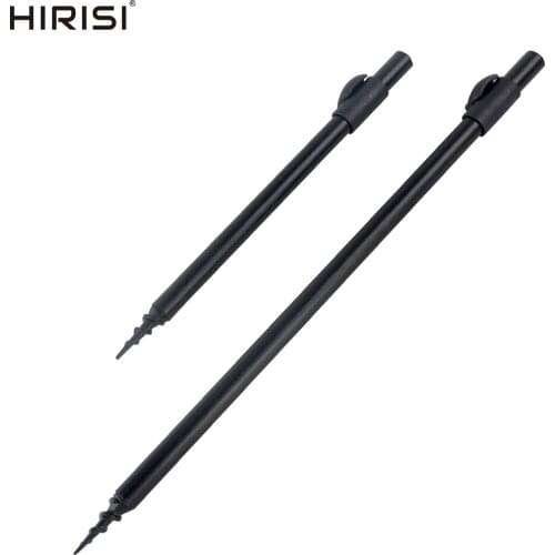 2 x Carp Fishing Bank Sticks 45-80cm Rod Support Telescopic Banksticks Rod Holder