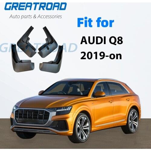 4PCS for Audi Q8 2019 2020 2021 New Mudguards Mudflaps Fender Mud Flap Splash Mud Retention Guards Protect Car PP Accessories