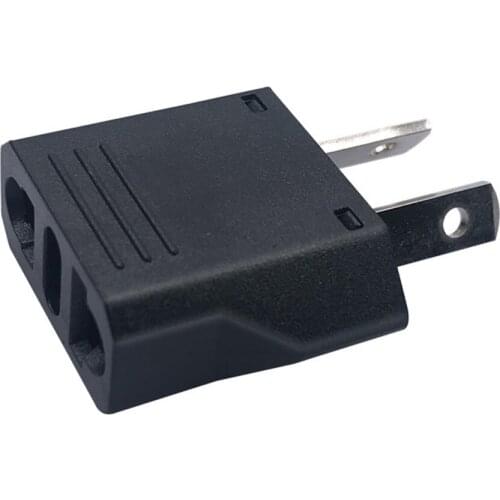 5pcs Black Copper CE Italy US EU to AU Plug adapter Australia New zealand 2pins AC electrical Converter power plug 125V 250V 6A