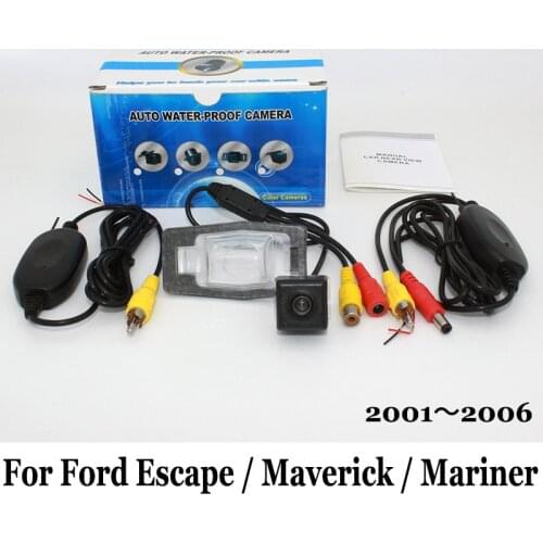 For Ford Escape Maverick Mariner 2001~2006 / RCA Wired Or Wireless / HD Wide Lens Angle CCD Night Vision Rear View Camera