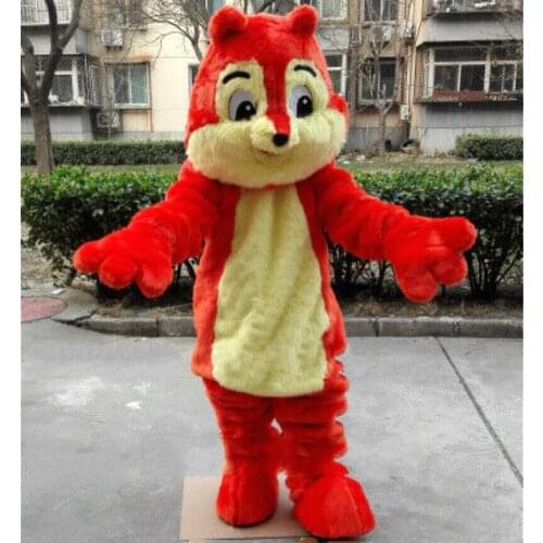 Squirrel Mascot Costume Furry Suit Cartoon Cosplay Party Game Dress Outfits Halloween Kid Birthday Carnival