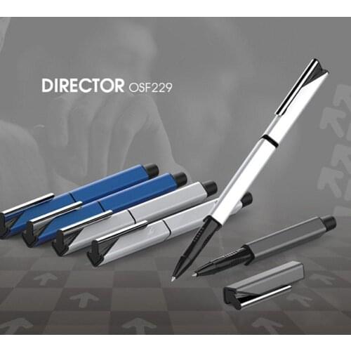 0.5mm Chic Square Metal Gel Ink Pen Writing Smooth Writing Ballpoint Neutral Pens Office School Stationery