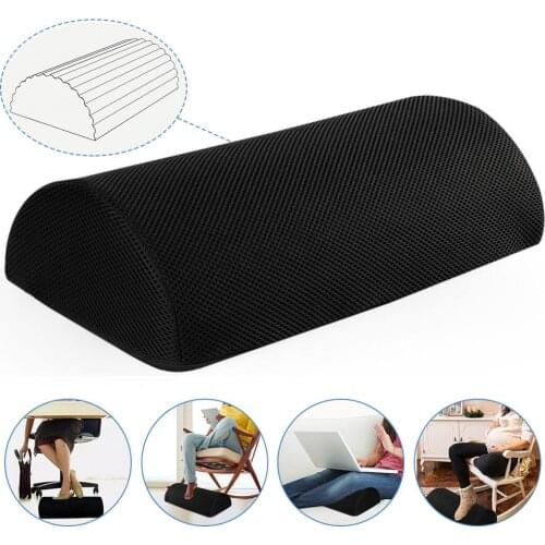 Portable Foot Rest Comfort Soft Footrest Ottoman Under Desk Foot Stool Pillow Cushion For Home Office Travel Dropshipping