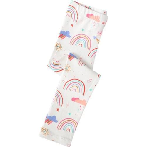 Jumping meters 2-7T baby girls unicorn cartoon pencil pants hot selling pink cotton leggings pants new spring autumn clothing