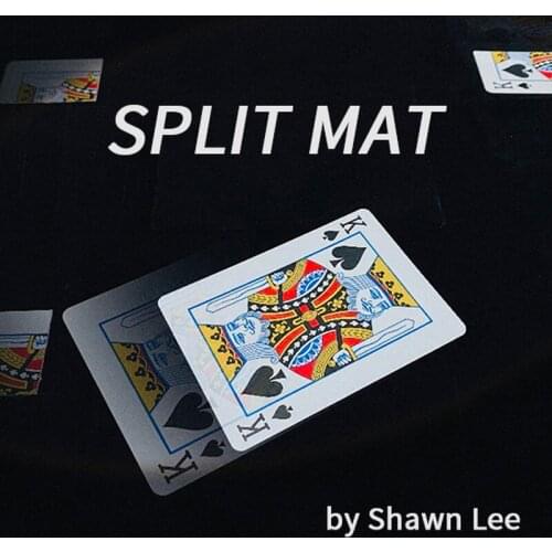 Split Mat (42x32cm) Magic Tricks Splited Playing Card Restore Magia Magician Stage Street Illusions Gimmicks Mentalism Accessory