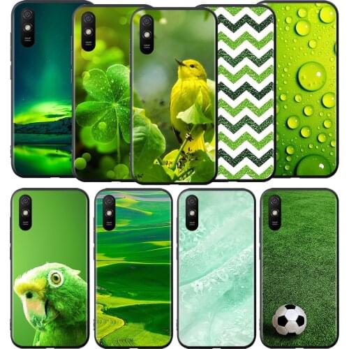 Like Green Color Silicone Cover For Xiaomi Redmi 9 9T 9C 8 7 6 Pro 9AT 9A 8A 7A 6A S2 5 5A 4X Plus Phone Case